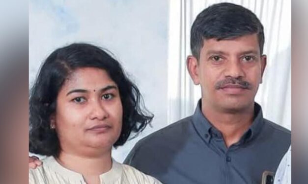 ഭര്‍ത്താവ് ഭാര്യയെ കേബിൾ കഴുത്തിൽ മുറുക്കി ശ്വാസംമുട്ടിച്ച് കൊലപ്പെടുത്തി