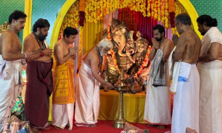 മള്ളിയൂര്‍ ഗണേശ പുരാണ ശ്രവണ പുണ്യത്തിലേക്ക്;ഭക്തിയുടെ നിറവില്‍ ഗണേശപുരാണ സപ്താഹ യജ്ഞത്തിന് തിരിതെളിഞ്ഞു