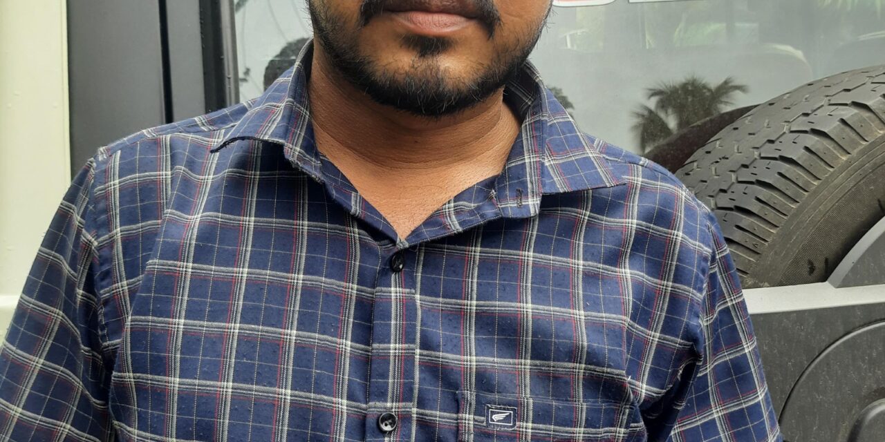 സ്ഫോടകവസ്തുക്കളുമായി യുവാവ് പിടിയിലായി