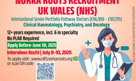 യുകെ ഡോക്ടർമാർ : നോർക്ക റിക്രൂട്ട്മെൻ്റ്