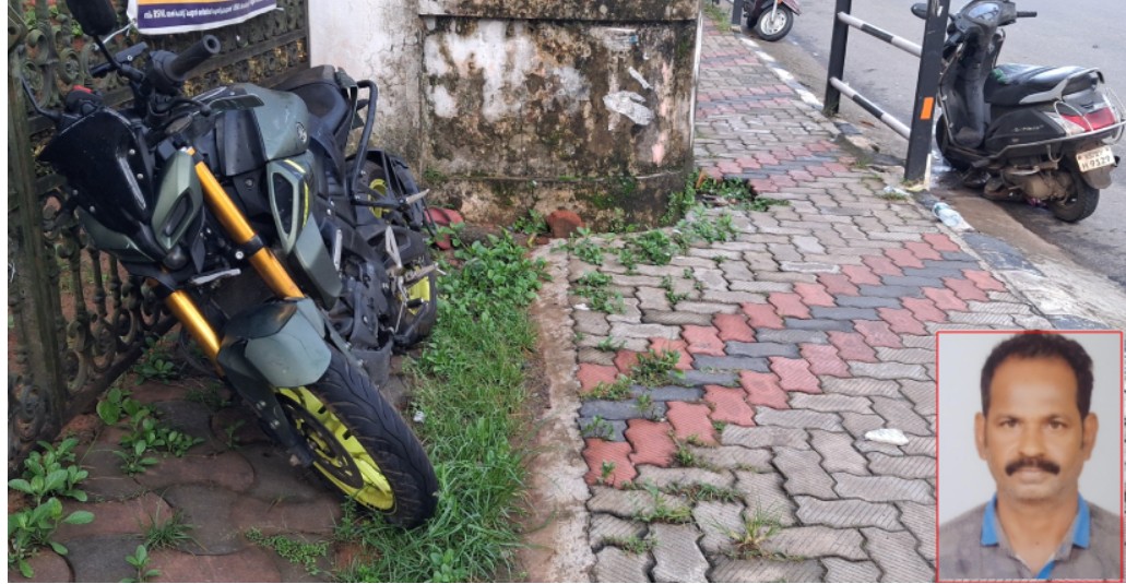 തിരുവല്ലയിൽ ബൈക്കും സ്‌കൂട്ടിയും കൂട്ടിയിടിച്ച് അപകടം ; മിറര്‍ കമ്പി നെഞ്ചില്‍ തുളച്ചുകയറി 59-കാരന് ദാരുണാന്ത്യം