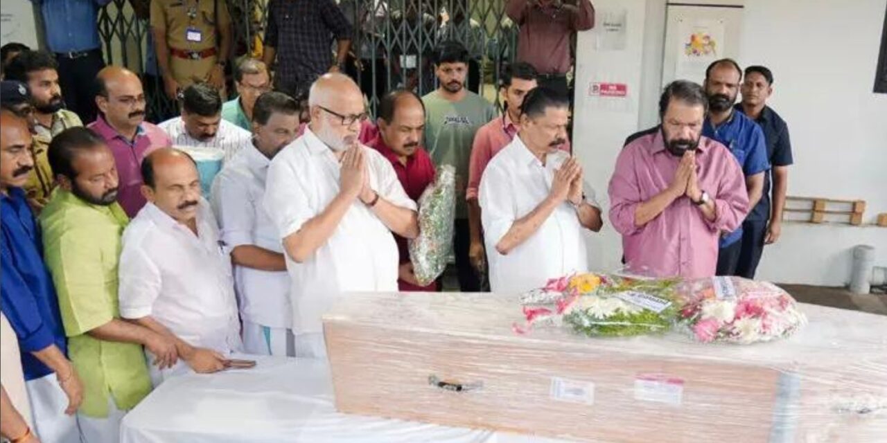 അഹമ്മദാബാദ് വിമാനാപകടത്തിൽ മരിച്ച മലയാളി നേഴ്സ് രഞ്ജിതയുടെ മൃതദേഹം നാട്ടിലെത്തിച്ചു; സംസ്കാരം വൈകിട്ട്