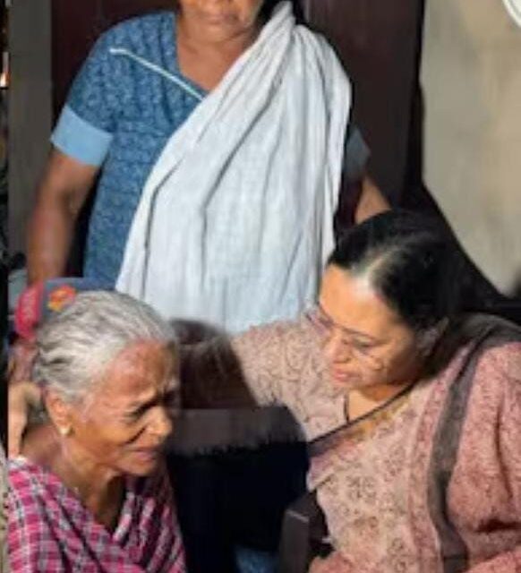 ബിന്ദുവിന്റെ വസതിയിൽ ആരോഗ്യമന്ത്രി വീണാ ജോർജ് എത്തി