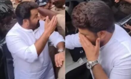 ‘എന്താ മോനെ, കണ്ണല്ലേ’,  നിന്നെ ഞാൻ നോക്കിവെച്ചിട്ടുണ്ട്… മൈക്ക് കണ്ണിൽകൊണ്ടു, പ്രകോപിതനാകാതെ മോഹൻലാൽ