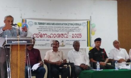 യുദ്ധചരിത്രത്തിലെ വീരന്മാരായ കണ്ണൂർ ടെറിട്ടോറിയൽ ആർമി മുൻ സൈനികർ ആദരവ് ഏറ്റുവാങ്ങി