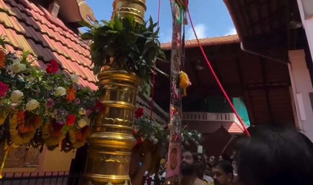 മള്ളിയൂർ വിനായക ചതുർഥി മഹോത്സവം കൊടിയേറി