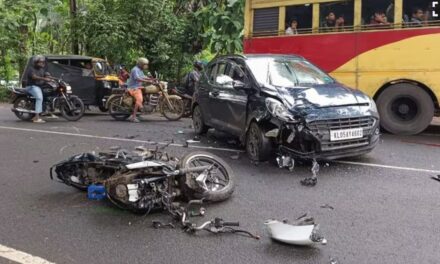 കോട്ടയത്ത് ബൈക്കും കാറും കൂട്ടിയിടിച്ച് അപകടം; യുവാവിന് ദാരുണാന്ത്യം