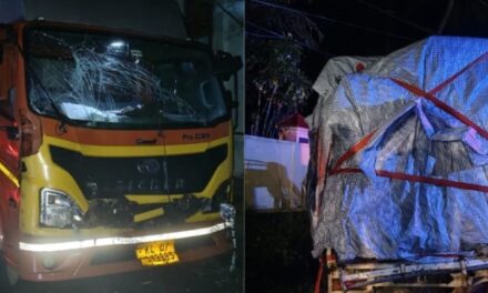 കോട്ടയത്ത് ലോറിയിടിച്ച് കാൽനട യാത്രക്കാരന് ദാരുണാന്ത്യം: അപകടം ഇന്നു പുലർച്ചെ: