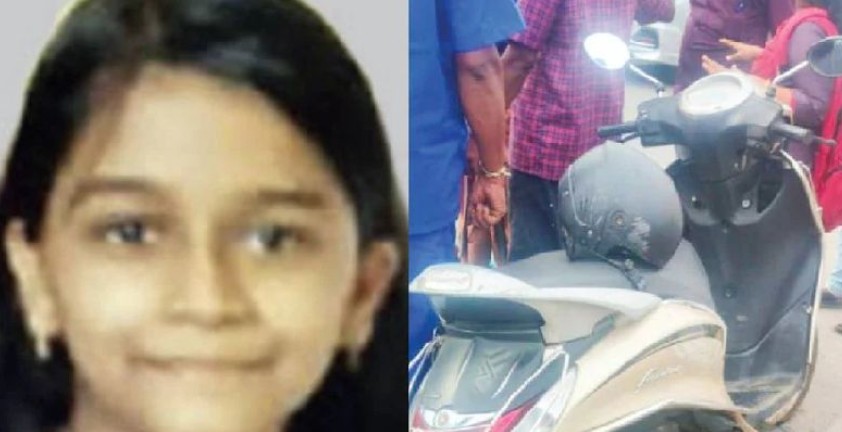 റോഡ് മുറിച്ചുകടക്കുന്നതിനിടെ സ്കൂട്ടറിൽ ബസിടിച്ച് വിദ്യാർഥിനിക്ക് മരണം