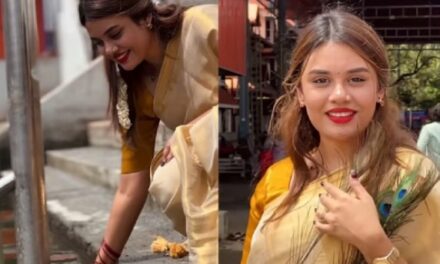 തന്റെ അറിവില്ലായ്മ കൊണ്ട് ഉണ്ടായ തെറ്റാണ്, ഗുരുവായൂർ ക്ഷേത്രത്തിലെ റീൽസ് ചിത്രീകരണത്തിൽ മാപ്പ് ചോദിച്ച് ജാസ്മിൻ