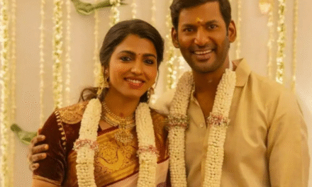 വിശാലും സായ് ധന്‍സികയും പുതുജീവിതത്തിലേക്ക്; വിവാഹനിശ്ചയ ചിത്രങ്ങള്‍ പങ്കുവെച്ച് താരം