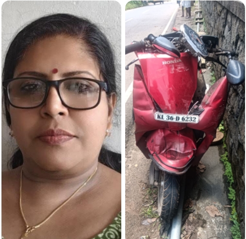 നിയന്ത്രണംവിട്ട കാര്‍ ഇടിച്ച് സ്‌കൂട്ടര്‍ യാത്രക്കാരിക്ക് ദാരുണാന്ത്യം