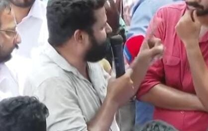 കാക്കിയൂരി പുറത്തിറങ്ങിയാൽ തീർക്കും’ വടക്കാഞ്ചേരി സിഐക്കെതിരെ കൊലവിളി പ്രസംഗവുമായി കെഎസ്‌യു