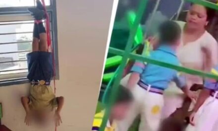 തെറ്റ് ചെയ്താല്‍ കുട്ടികളെ കൊണ്ട് ടോയിലറ്റ് കഴുകിപ്പിക്കും… ഏഴുവയസ്സുകാരനെ ഹോം വര്‍ക്ക് ചെയ്യാത്തതിന് തലകീഴായി കെട്ടി തൂക്കി മര്‍ദ്ദനം; പ്രിന്‍സിപ്പലിനും ഡ്രൈവര്‍ക്കുമെതിരെ കേസ്