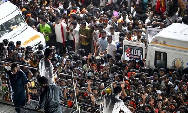 കരൂര്‍ ദുരന്തത്തിന് പിന്നാലെ ടിവികെ പ്രാദേശിക നേതാവ് ജീവനൊടുക്കി