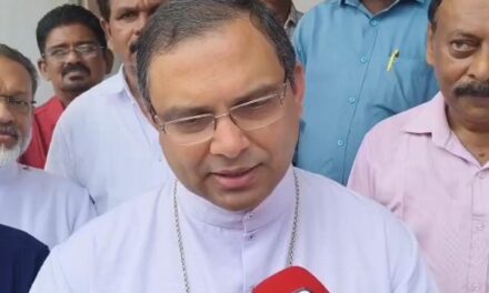 മന്ത്രിശിവൻകുട്ടി വാക്കു പാലിക്കുന്നില്ലെന്ന് ചങ്ങനാശ്ശേരി ആർച്ച്ബിഷപ്പ് മാർ തോമസ് തറയിൽ