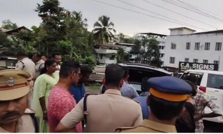 ഭാര്യയെ കൊന്നു കൊക്കയിൽ തള്ളിയ പ്രതിയെ തെളിവെടുപ്പിന് ഹാജരാക്കി