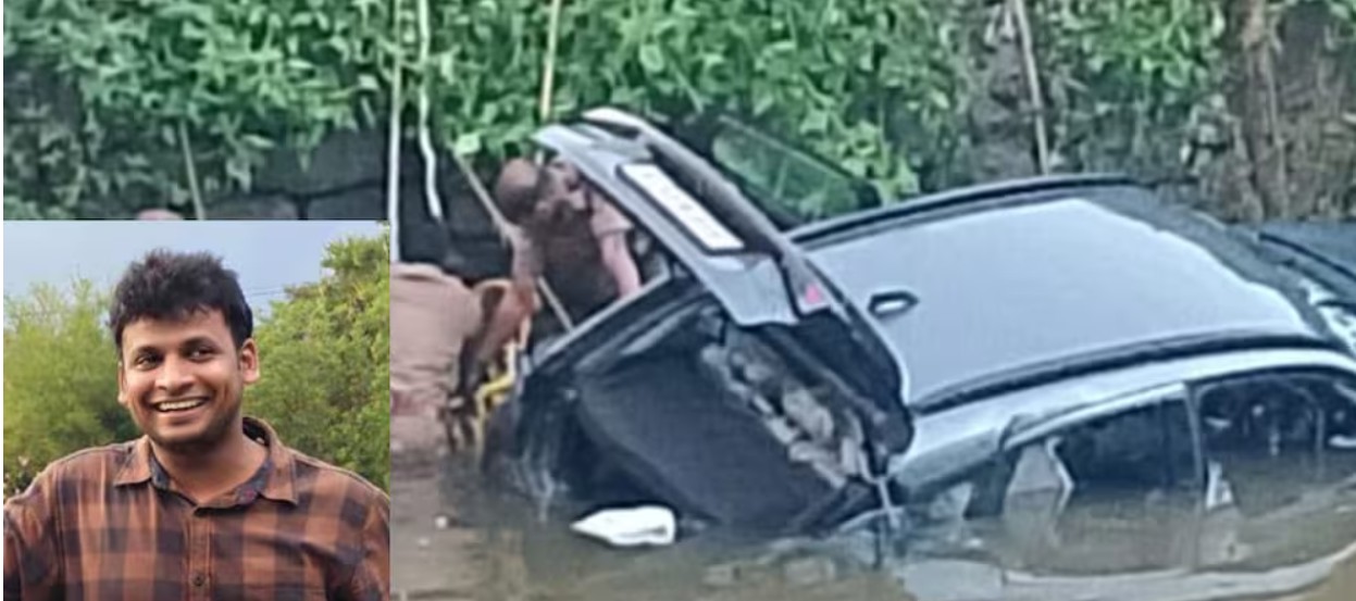 വൈക്കത്ത് നിയന്ത്രണം വിട്ട കാർ തോട്ടിലേക്കു മറിഞ്ഞു; യുവ ഡോക്ടർക്ക് ദാരുണാന്ത്യം