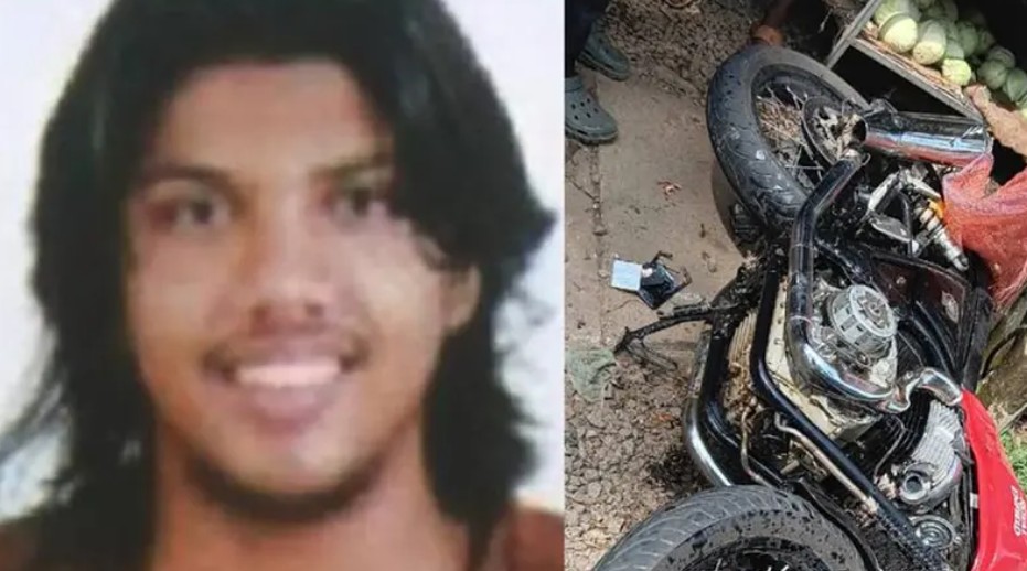 വൈക്കത്ത് മിനി ലോറിയുടെ ടയറിൽ തട്ടി നിയന്ത്രണംവിട്ട ബൈക്ക് പോസ്റ്റിൽ ഇടിച്ച്  കോളജ് വിദ്യാർഥിക്ക് ദാരുണന്ത്യം