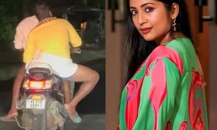 ‘ചില വഴിയോരക്കാഴ്ചകൾ.. സേഫ് റൈഡ് ഗയ്സ്’; ഹെൽമറ്റില്ല, ശരിക്കും ആരാ ഈ വണ്ടി ഓടിക്കുന്നത് ; വിഡിയോയാക്കി നവ്യ