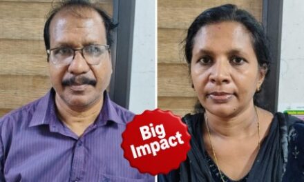 സ്കൂളിൽ അധ്യാപക ജോലി വാഗ്ദാനം ചെയ്ത് 10 ലക്ഷം രൂപയുടെ  തട്ടിപ്പ് നടത്തിയ കേസ്സിൽ വലപ്പാട് സ്വദേശികളായ ദമ്പതികൾ പിടിയിൽ