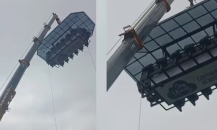 ഇടുക്കി മൂന്നാറിൽ സ്കൈ ഡൈനിങ്ങിനിടെ ക്രെയിനിന് തകരാർ; 120 അടി ഉയരത്തിൽ കുടുങ്ങി വിനോദ സഞ്ചാരികൾ  : സാങ്കേതിക തകരാറെന്ന് അധികൃതർ