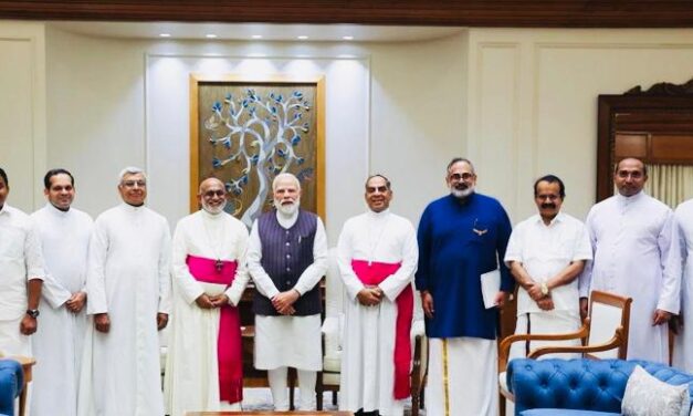  സീറോ മലബാർ സഭാ ബിഷപ്പുമാർ പ്രധാനമന്ത്രിയുമായി കൂടിക്കാഴ്ച‌ നടത്തി
