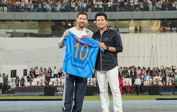 അവിസ്മരണിയ നിമിഷങ്ങള്‍ സമ്മാനിച്ച് മെസ്സി മുംബൈയില്‍