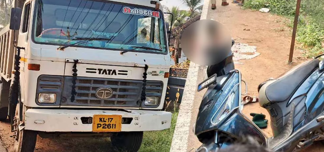 ഒറ്റപ്പാലത്ത് സ്കൂട്ടറിൽ ടിപ്പർ ലോറിയിടിച്ച് അപകടം; അമ്മയ്ക്കും കുഞ്ഞിനും ദാരുണാന്ത്യം