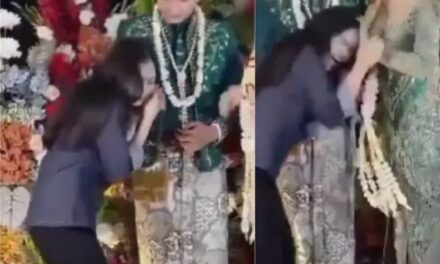 കാമുകന്റെ വിവാഹ വേദിയിൽ മുന്‍ കാമുകിയുടെ ചുംബന ശ്രമം; മുടിക്കുത്തിനു പിടിച്ച് നിലത്തേക്കിട്ട് വധു