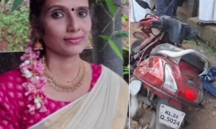 റെയിൽവേ സ്റ്റേഷനിൽ ബന്ധുവിനെ കൊണ്ടാക്കി മടങ്ങുന്നതിനിടെ ടോറസ്സ് ലോറി സ്കൂട്ടറിൽ ഇടിച്ചു : യുവതിക്ക് ദാരുണാന്ത്യം