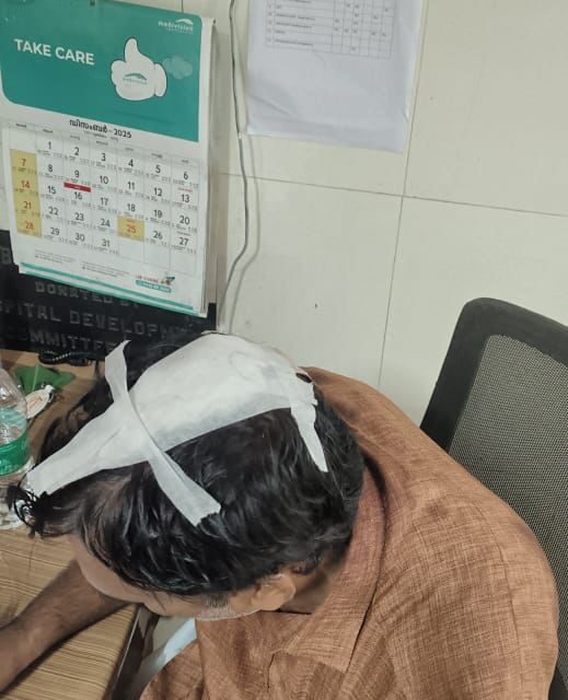 കുറിച്ചിയില്‍ ബിജെപി പഞ്ചായത്ത് മെമ്പര്‍ ബി ആര്‍ മഞ്ജീഷിനു വീടിനു നേരെ ആക്രമണം. പിന്നില്‍ സിപിഎം എന്ന് ബിജെപി