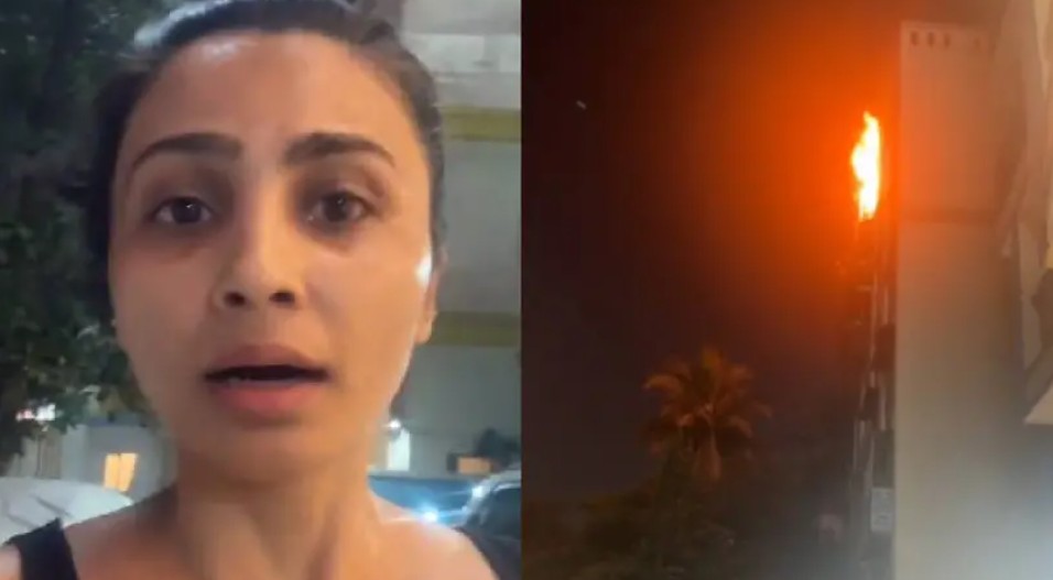 തിരഞ്ഞെടുപ്പ് പ്രചാരണത്തിനിടെ പൊട്ടിച്ച പടക്കം വീണ് ഫ്ലാറ്റിന് തീപിടിച്ചു; ‘സാമാന്യബുദ്ധി വേണം, പ്രശ്നം പൗരബോധമില്ലായ്മ’ : ഗുരുതര ആരോപണവുമായി നടി