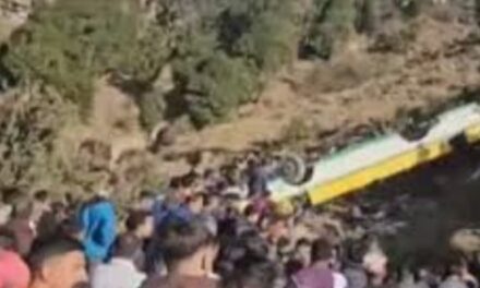 ഹിമാചൽ പ്രദേശിൽ ബസ് താഴ്ചയിലേക്ക് മറിഞ്ഞു, അപകടത്തിൽ 8 മരണം