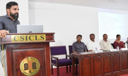 കേന്ദ്രസംസ്ഥാന ഗവണ്മെന്റുകളുടെ ഏകോപനം രാജൃത്തിന്റെ സാമ്പത്തിക വികസനത്തിന് അനിവാരൃം: ഡോ. രഞ്ജിത്ത് പി എസ്