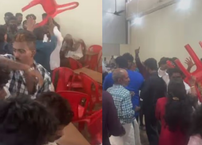 കല്യാണ സദ്യക്ക് പപ്പടം കിട്ടിയില്ല : വരന്‍റെയും വധുവിന്‍റേയും ബന്ധുക്കൾ തമ്മിലടിച്ചു : സംഭവം  ബാലരാമപുരത്ത്