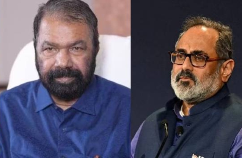 രാജീവ് ചന്ദ്രശേഖറെ വിമർശിച്ച്  ശിവൻകുട്ടിയുടെ ഫേസ്ബുക്ക് പോസ്റ്റ്