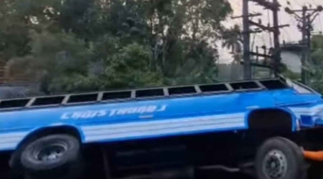 പാലായിൽ ബസ് നിയന്ത്രണം വിട്ട് മറിഞ്ഞ് അപകടം : നിരവധി യാത്രക്കാർക്ക് പരിക്കേറ്റു