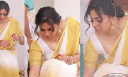 എന്റെ സാരിയോ ഭാവങ്ങളോ ഭക്തരെ വേദനിപ്പിച്ചെങ്കിൽ മാപ്പ്;   ആറ്റുകാല്‍ പൊങ്കാല ദൃശ്യങ്ങളില്‍ കൈ കൂപ്പി കണ്ണ് നിറഞ്ഞ് അന്നാ രാജന്‍