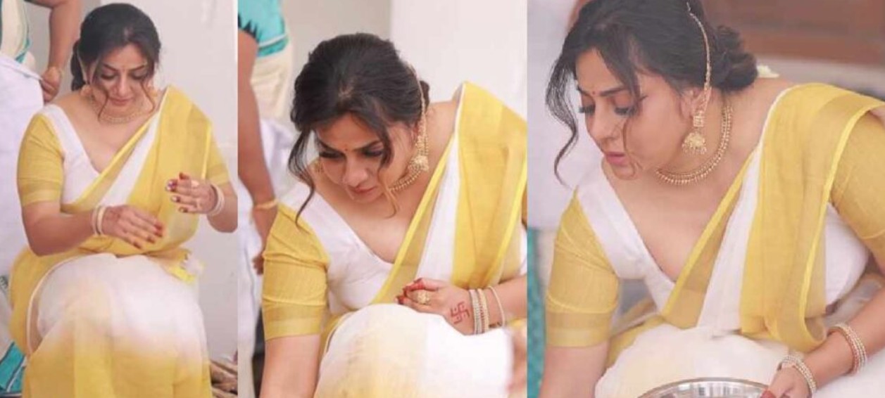 എന്റെ സാരിയോ ഭാവങ്ങളോ ഭക്തരെ വേദനിപ്പിച്ചെങ്കിൽ മാപ്പ്;   ആറ്റുകാല്‍ പൊങ്കാല ദൃശ്യങ്ങളില്‍ കൈ കൂപ്പി കണ്ണ് നിറഞ്ഞ് അന്നാ രാജന്‍