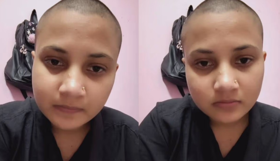 വീട്ടുകാർ വിവാഹത്തിന് നിർബന്ധിച്ചു; പ്രതിഷേധമായി തല മൊട്ടയടിച്ച് യുവതി