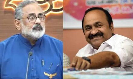 ആദ്യം മാറ്റിവെച്ച രാജീവ് ചന്ദ്രശേഖർ ,വി ഡി സതീശൻ നാമനിർദ്ദേശപത്രികകൾ സ്വീകരിച്ചു