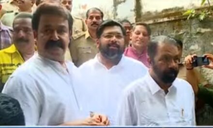 കേരളം വിധിയെഴുതുന്നു, തുടക്കത്തിൽ വോട്ട് ചെയ്ത് മോഹൻലാൽ, പിണറായി വിജയൻ,വി ഡി സതീശൻ, പി കെ കുഞ്ഞാലിക്കുട്ടി, സുരേഷ് ഗോപി