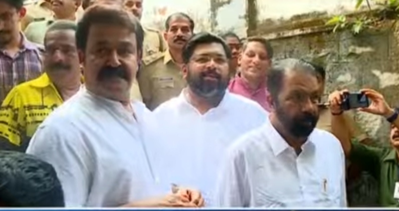 കേരളം വിധിയെഴുതുന്നു, തുടക്കത്തിൽ വോട്ട് ചെയ്ത് മോഹൻലാൽ, പിണറായി വിജയൻ,വി ഡി സതീശൻ, പി കെ കുഞ്ഞാലിക്കുട്ടി, സുരേഷ് ഗോപി