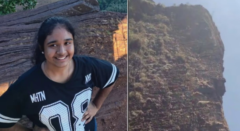 പ്രാർഥനകൾ വിഫലം, നാല് ദിവസം മുമ്പ് കാണാതായ ശ്രീനന്ദയുടെ മൃതദേഹം മൃതദേഹം 1500 അടി താഴ്ചയിൽ നിന്ന് കണ്ടെത്തി