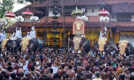 തൃശൂര്‍ പൂരത്തിന് വെടിക്കെട്ടില്ല; കുടമാറ്റം 15 മിനിറ്റ് മാത്രം;  ഉന്നത തല യോഗത്തില്‍ ധാരണ