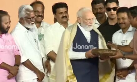 പ്രധാനമന്ത്രി നരേന്ദ്രമോദി തിരുവല്ലയിൽ