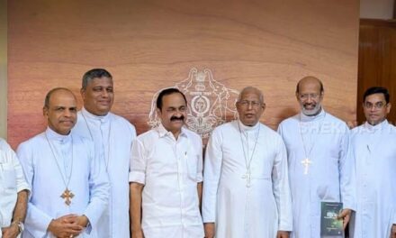 സീറോമലബാർസഭ പ്രതിനിധി സംഘം മുഖ്യമന്ത്രിയെ സന്ദർശിച്ചു.