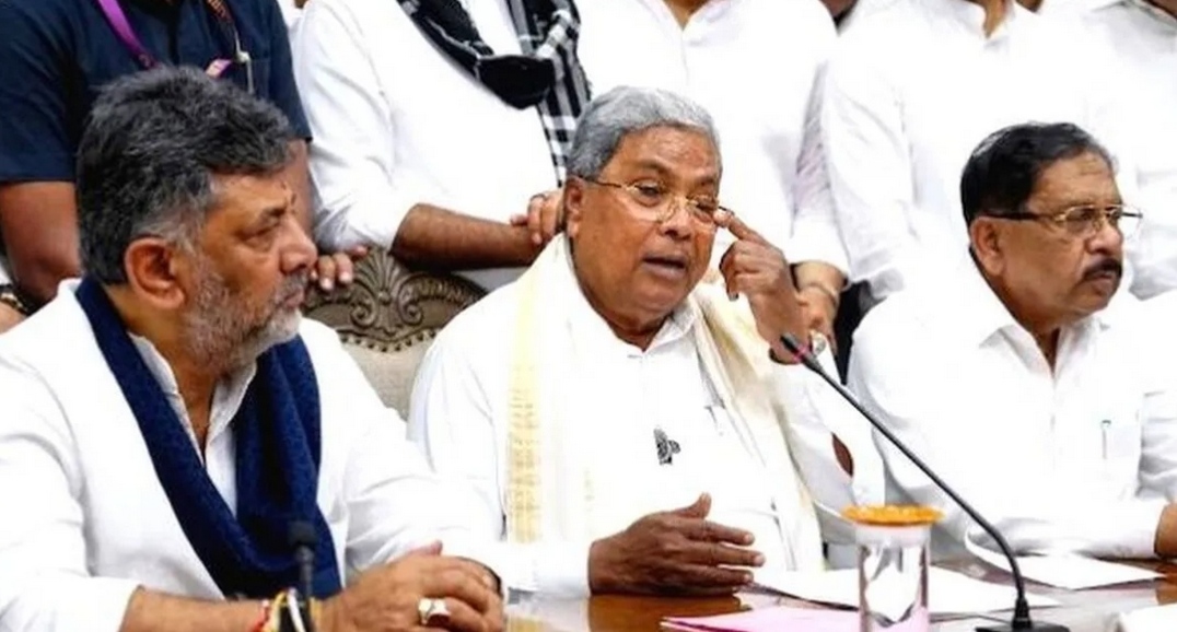 പരിഭവിച്ച് സ്ഥാനമൊഴിഞ്ഞ് സിദ്ധരാമയ്യ, ഡി.കെ ശിവകുമാർ മുഖ്യമന്ത്രി