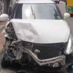 തിരുവനന്തപുരത്ത്  അമിതവേഗതയിലെത്തിയ കാർ നടപ്പാതയിലേക്ക് ഇടിച്ചുകയറിയുണ്ടായ അപകടത്തിൽ യുവതിക്കു ദാരുണാന്ത്യം